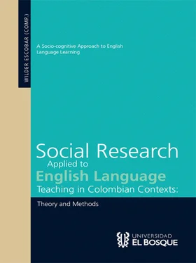 Wilder Yesid Escobar Alméciga Social research applied to english language teaching in Colombian contexts обложка книги