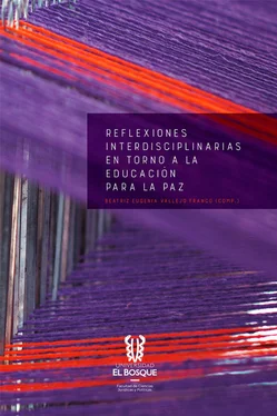Beatriz Eugenia Vallejo Franco Reflexiones interdisciplinarias en torno a la educación para la paz обложка книги