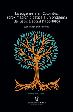 Juan Vianey Tovar Mosquera La eugenesia en Colombia: aproximación bioética a un problema de justicia social. 1900-1950 обложка книги