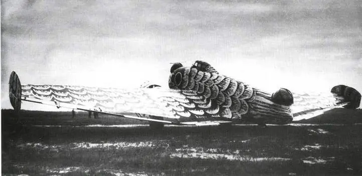 К12 в НИИ ВВС 1937 г Крыло самолета К12 Хорошо видна характерная для - фото 168