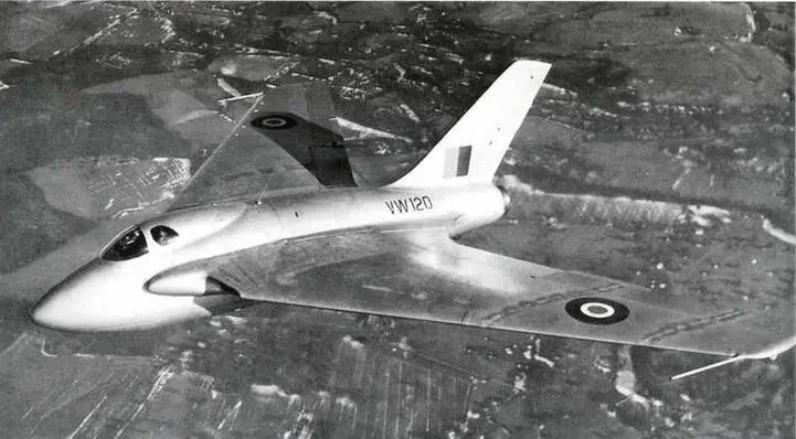 Третий экземпляр самолета DH108 на котором в 1948 г был установлен мировой - фото 242