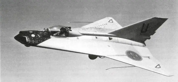 SAAB210 первый реактивный самолет с крылом типа двойная дельта Крыло с - фото 286