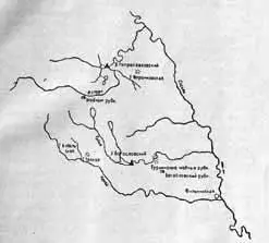 Родина А С Попова По рукописной карте опубликованной в книге - фото 1