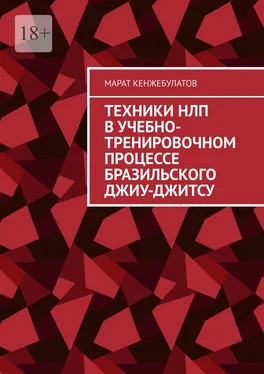 Марат Кенжебулатов Техники НЛП в учебно-тренировочном процессе Бразильского Джиу-Джитсу обложка книги