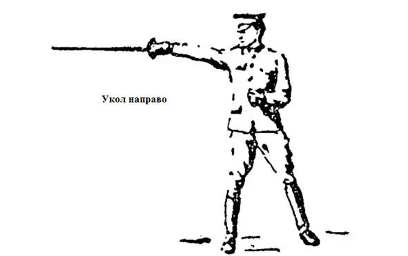Рис 8 Укол направо 15 Находясь в защите налево 1 Налево 2 Укол Двинуть - фото 8