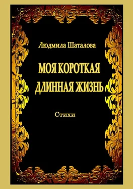 Людмила Шаталова Моя короткая длинная жизнь. Стихи обложка книги