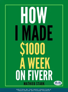 Stark Mathieu How I Made $1000 A Week On Fiverr обложка книги