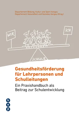 Departement Bildung, Kultur und Sport Aargau Gesundheitsförderung für Lehrpersonen und Schulleitungen обложка книги