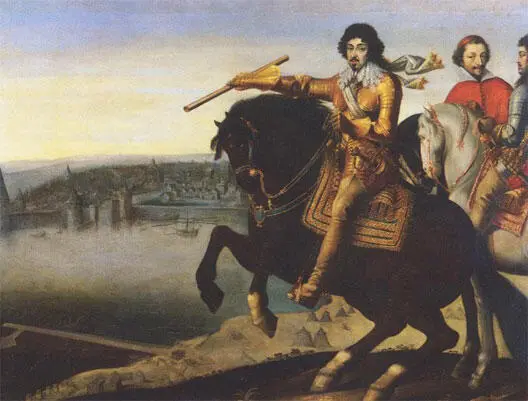 Ludwig XIII und Kardinal Richelieu vor La Rochelle Der Kardinal stand damit - фото 8