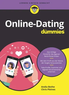 Chris Pleines Online-Dating für Dummies обложка книги