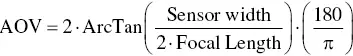 19 The AOV is a measurement in degrees of how much of an object is - фото 20