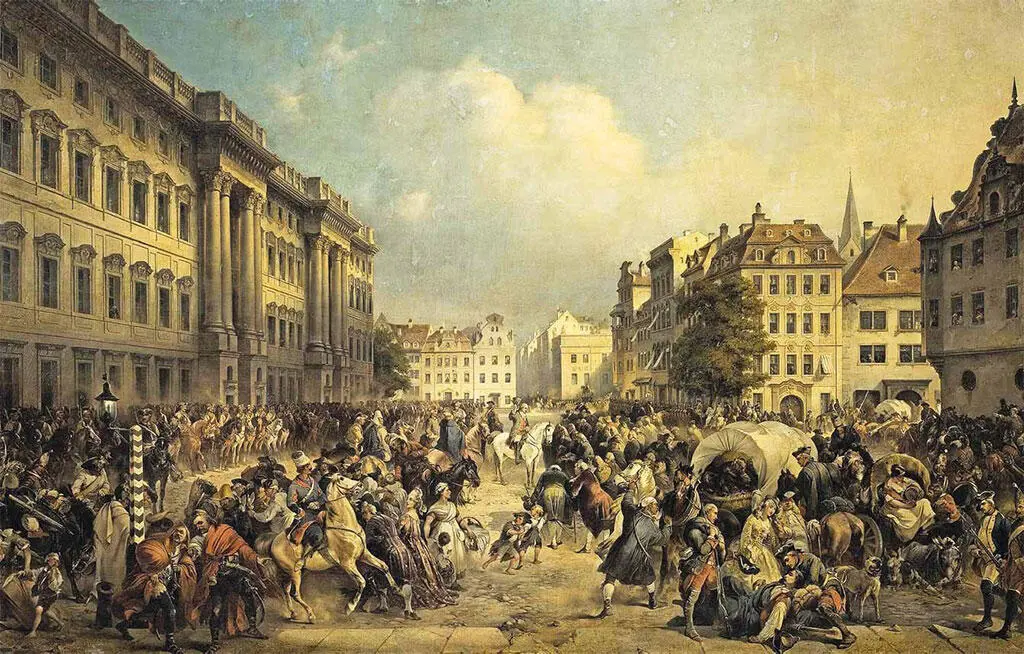 Взятие Берлина 9 октября 1760 г Художник А Коцебу 1849 г Только теперь - фото 37