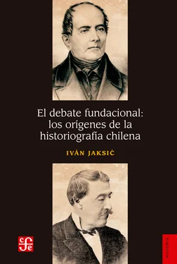 Iván Jaksić El debate fundacional: los orígenes de la historiografía chilena обложка книги