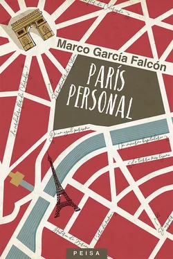 Marco Antonio García Falcón París personal обложка книги