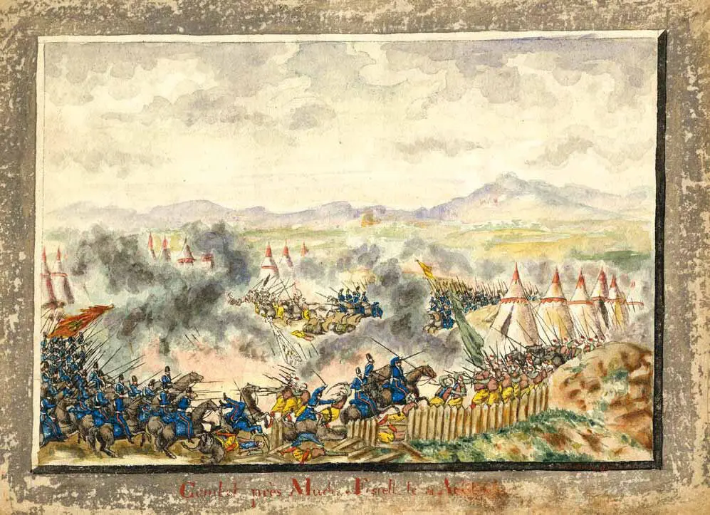 Сражение при Рымнике 1789 г Неизвестный художник Военные действия 1788 г - фото 11