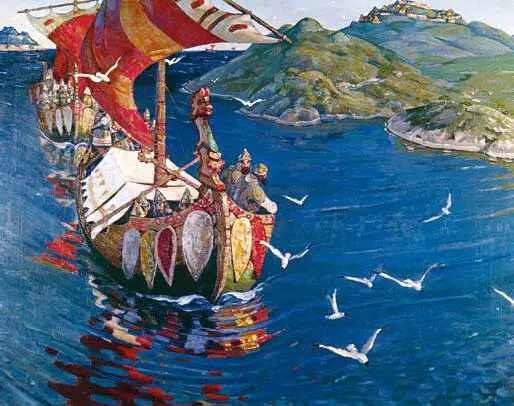 Заморские гости Художник Н Рерих Но вернемся к сообщению АльМасуди о - фото 5