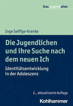 Inge Seiffge-Krenke Die Jugendlichen und ihre Suche nach dem neuen Ich обложка книги