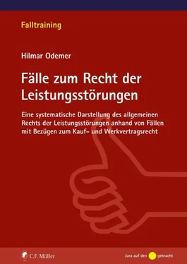 Hilmar Dr. Odemer Fälle zum Recht der Leistungsstörungen обложка книги