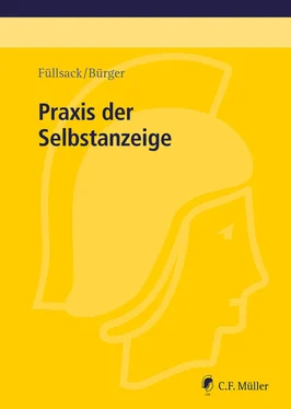 Sebastian Burger Praxis der Selbstanzeige обложка книги