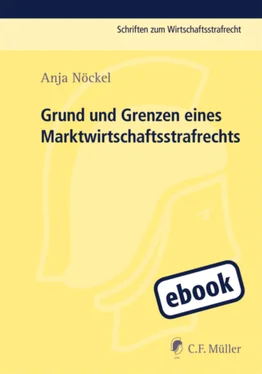 Anja Nöckel Grund und Grenzen eines Marktwirtschaftsstrafrechts обложка книги