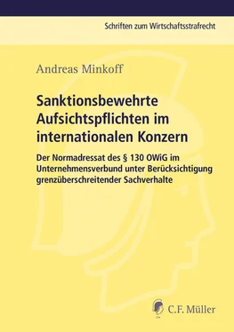 Andreas Minkoff Sanktionsbewehrte Aufsichtspflichten im internationalen Konzern обложка книги