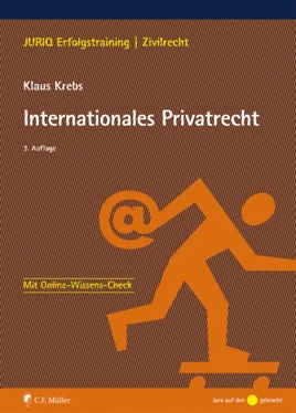 Klaus Krebs Internationales Privatrecht обложка книги