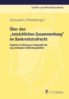 Alexandra Windsberger Über den tatsächlichen Zusammenhang im Bankrottstrafrecht обложка книги