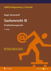 Ralph Westerhoff - Sachenrecht III