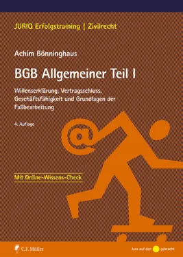 Achim Bönninghaus BGB Allgemeiner Teil I обложка книги