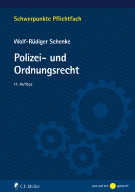 Wolf-Rüdiger Schenke Polizei- und Ordnungsrecht обложка книги