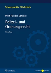 Wolf-Rüdiger Schenke - Polizei- und Ordnungsrecht