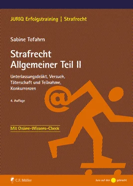 Sabine Tofahrn Strafrecht Allgemeiner Teil II обложка книги
