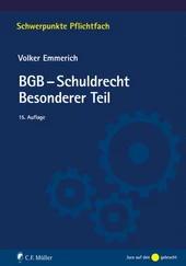 Volker Emmerich - BGB-Schuldrecht Besonderer Teil