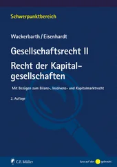 Ulrich Wackerbarth - Gesellschaftsrecht II. Recht der Kapitalgesellschaften