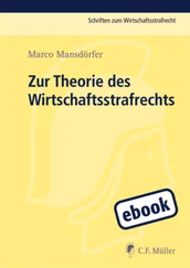 Marco Mansdörfer - Zur Theorie des Wirtschaftsstrafrechts