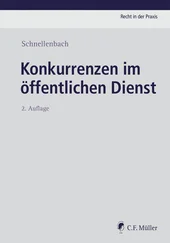 Helmut Schnellenbach - Konkurrenzen im öffentlichen Dienst