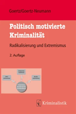 Stefan Goertz Politisch motivierte Kriminalität und Radikalisierung обложка книги