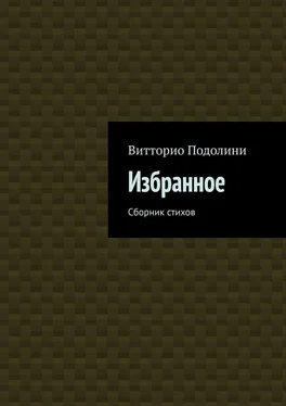 Витторио Подолини Избранное. Сборник стихов обложка книги