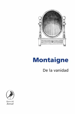 MONTAIGNE De la vanidad обложка книги