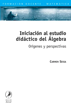 Carmen Sessa Iniciación al estudio didáctico del Álgebra обложка книги