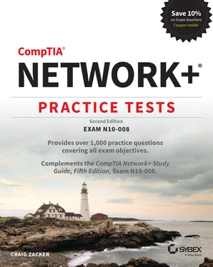 Craig Zacker CompTIA Network+ Practice Tests обложка книги