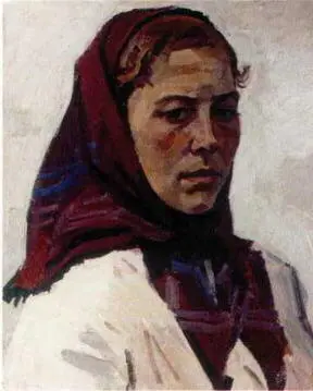 Катя Екатерина Теплякова 1970 Собственность художника Портрет рабочего - фото 7