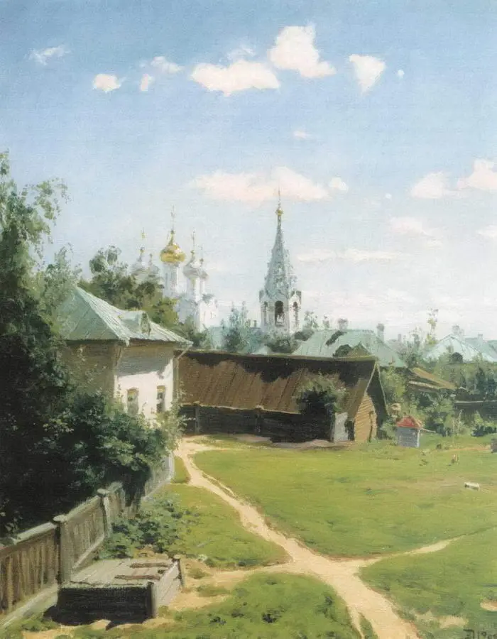 Московский дворик 1902 Вариант одноименной картины находящейся в - фото 34