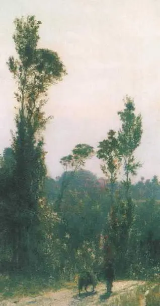 Итальянский пейзаж с крестьянином 1874 Государственный - фото 9