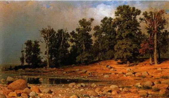Побережье Петровской рощи в Сестрорецке 1886 Холст масло 92 х 169 см - фото 64