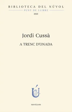 Jordi Cussà A trenc d'onada обложка книги