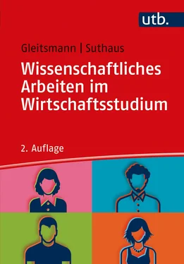Beate Gleitsmann Wissenschaftliches Arbeiten im Wirtschaftsstudium обложка книги