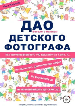 Инга Жилкина ДАО детского фотографа обложка книги