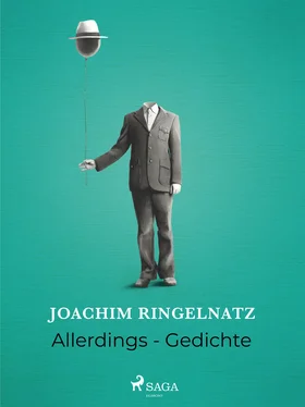 Joachim Ringelnatz Allerdings - Gedichte обложка книги
