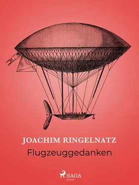 Joachim Ringelnatz Flugzeuggedanken обложка книги